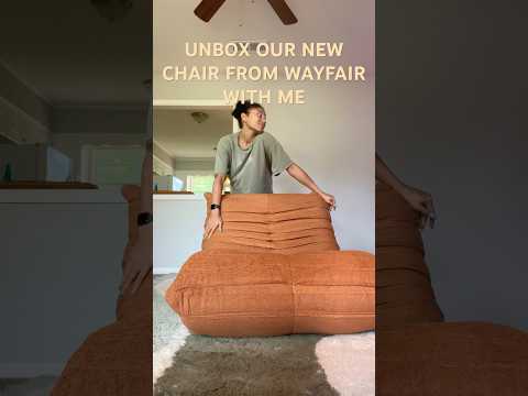 bean bag chair from @wayfair & it’s SO cozy😍 #ad #furniture #livingroom #newhome #interiordesign