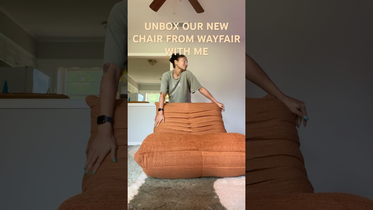 Transform Your Living Room with This Cozy Bean Bag Chair from Wayfair! ✨