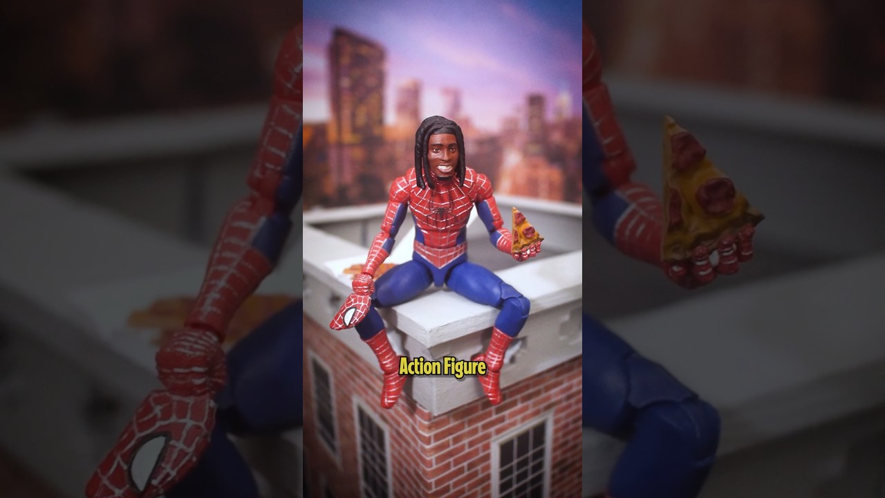 Kai Cenat as Custom Spider-Man Action Figure 🕷️