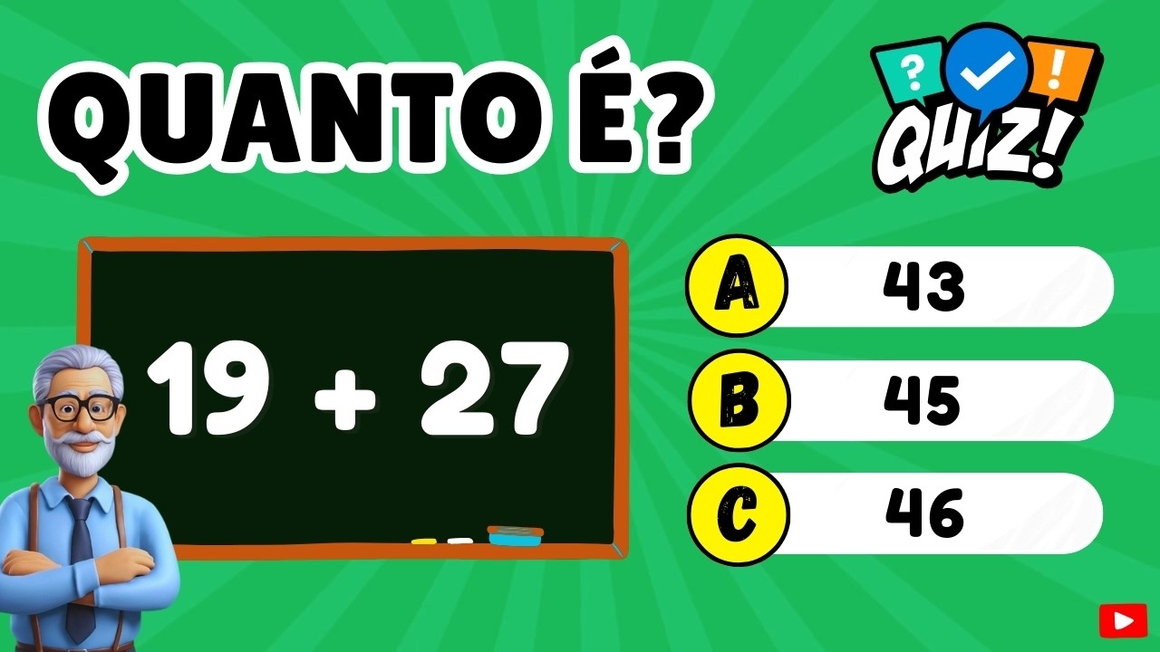 Desafie-se com Nosso Quiz de Matemática #1 — Você Consegue Acertar Todas? 🧮