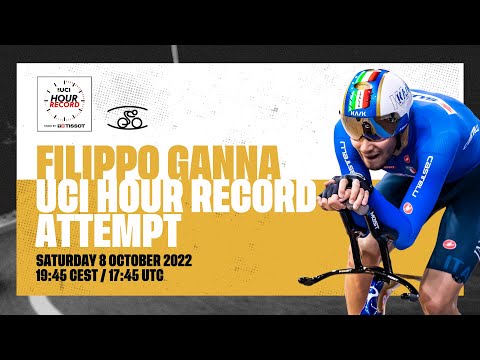 LIVE - Filippo Ganna (ITA) | Tissot UCI Hour Record