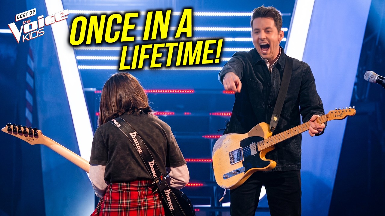 Danny Jones Jumps on Stage at The Voice Kids 🎤