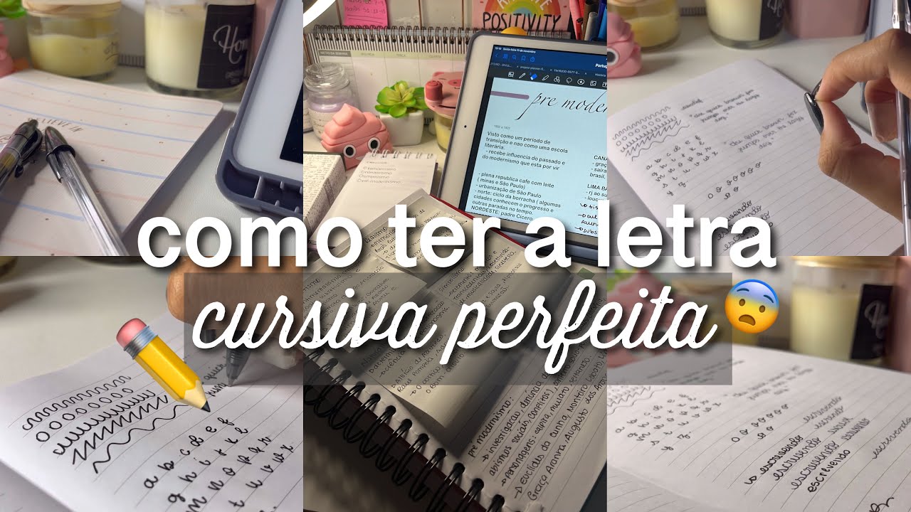 Dicas para Letra Cursiva Perfeita ✍️
