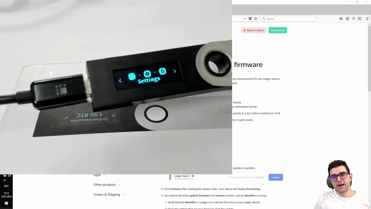 Ledger Nano S Firmware 1.5.5: Vollständige Anleitung für Ledger Live