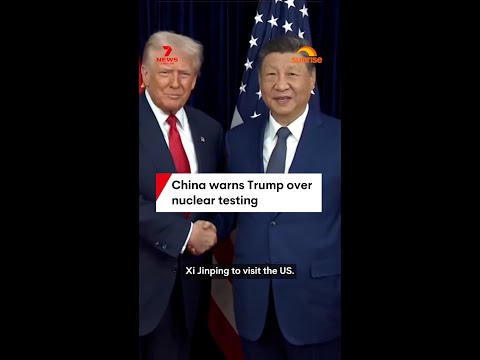 China warns Trump over nuclear testing
