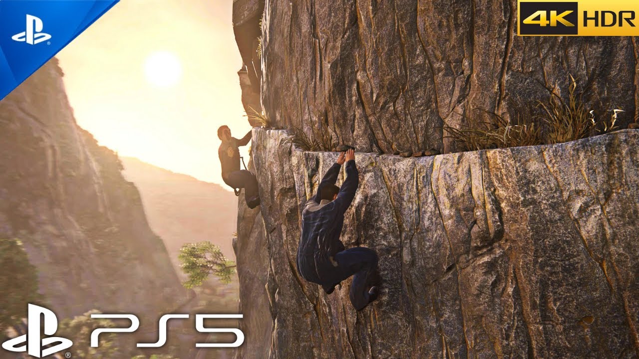 (PS5) Uncharted 4 Extreme Parkour | 4K HDR 60fps Gameplay