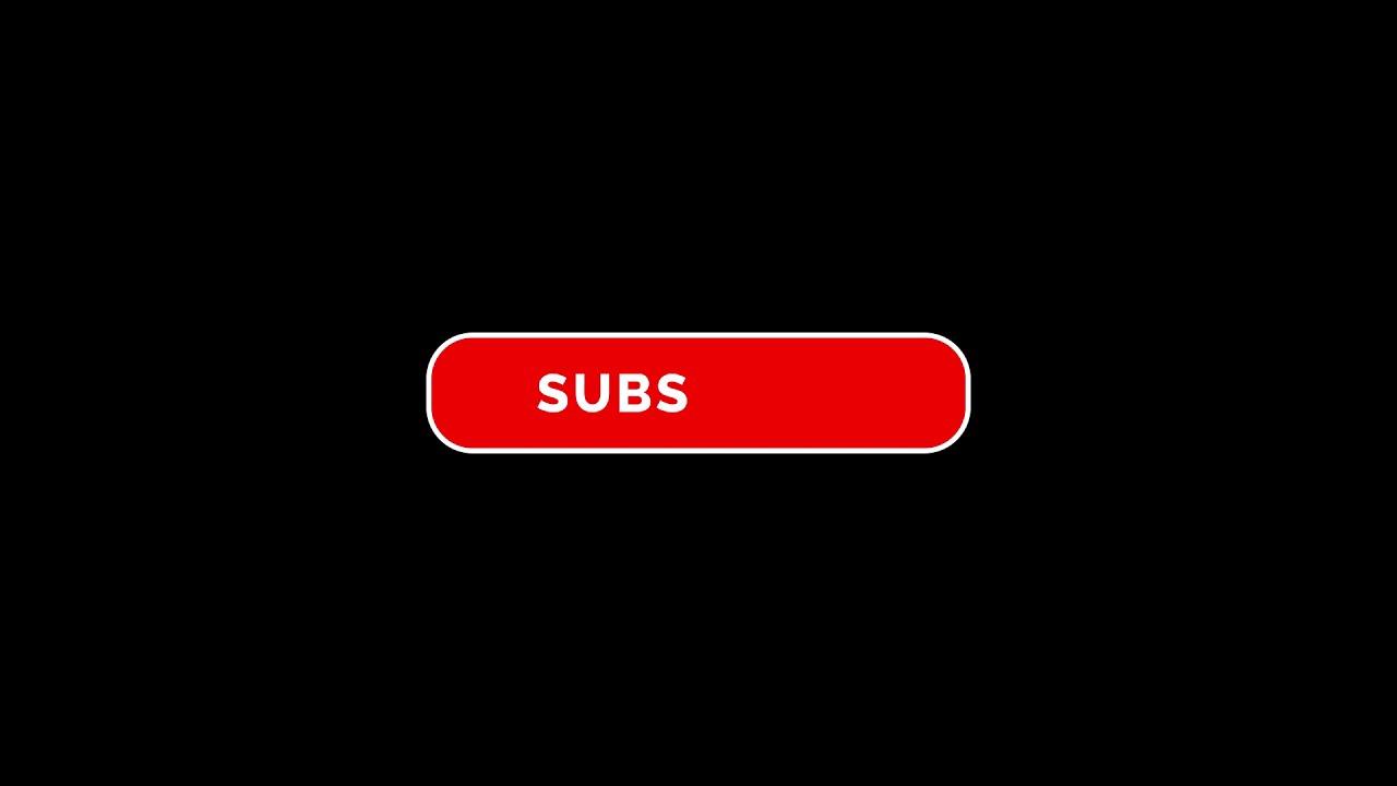 Subscribe Button Black Screen Overlay [Royalty-Free / No copyright / Stock Video]