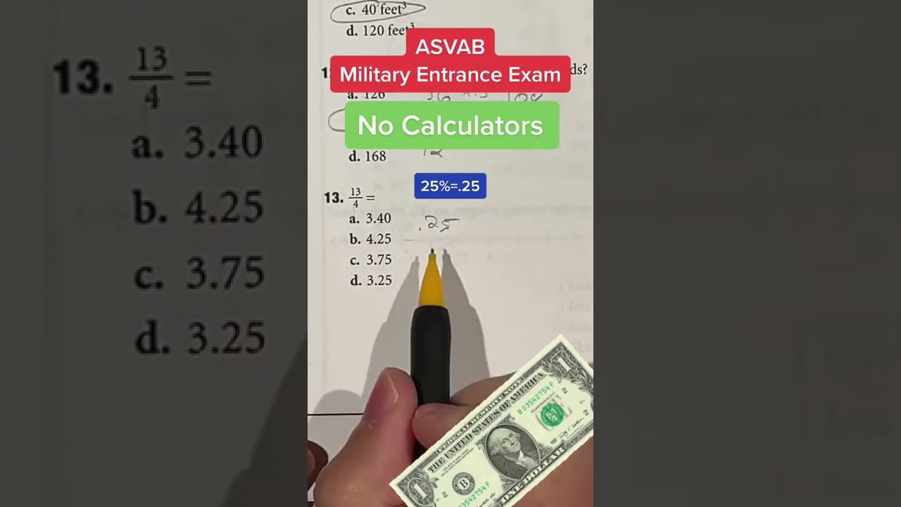 ASVAB AFQT Math Answer 13 ๐