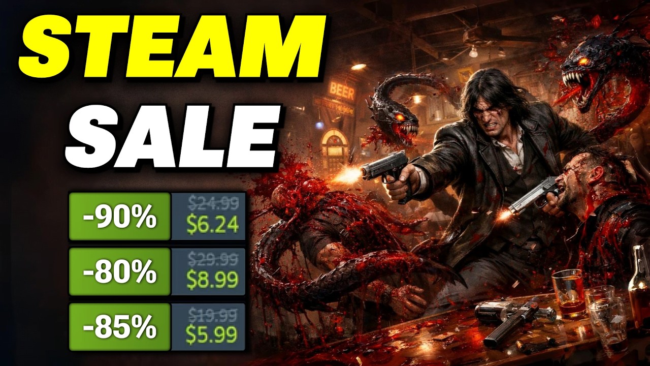 ⚡BEST STEAM DEALS Right NOW – 15 MUST-PLAY Games ON SALE