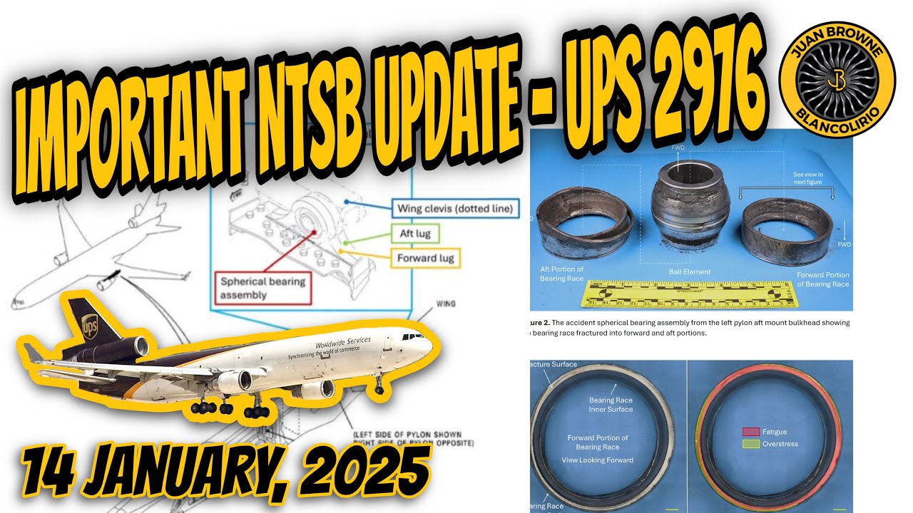 NTSB Update on UPS MD-11F Crash 🚨