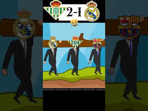 😄🔥 Highlights of real betis vs real madrid 2-1 👍⚽️