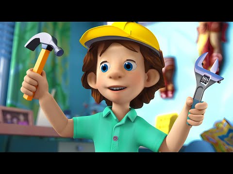 Tom Thomas' Big Build! | The Fixies | Children's Animation