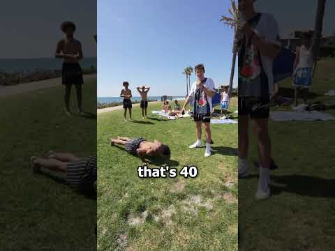 He did 100 pushups in one set