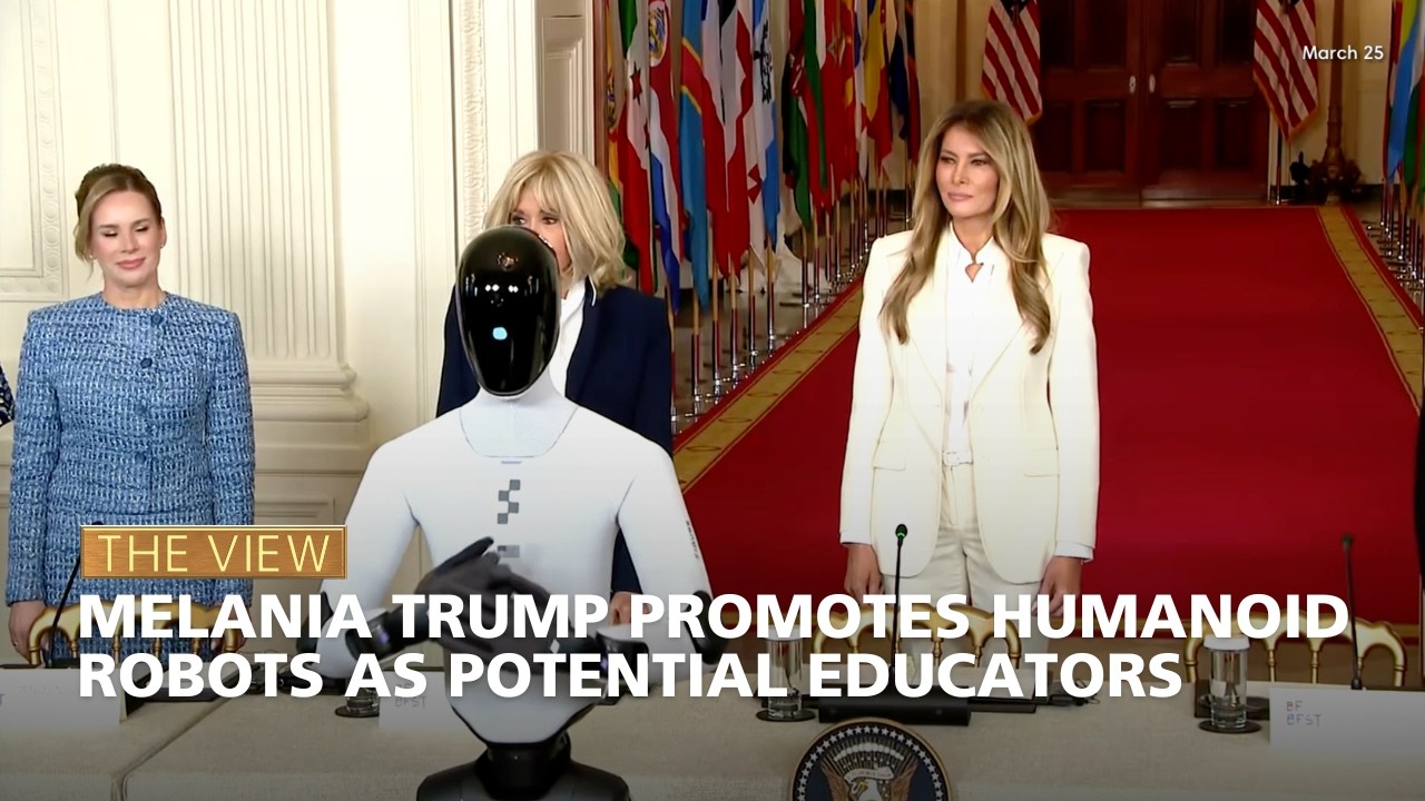 Melania Trump Showcases Humanoid Robots as Future Teachers π€