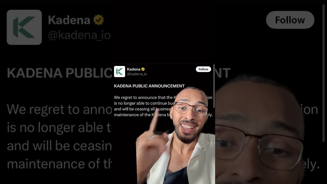 Kadena Falls Amid Crypto Market Turmoil 📉