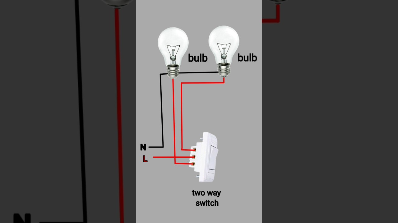 Step-by-Step Guide to Connecting a Two-Way Switch with Two Bulbs | DIY Electrical Tutorial