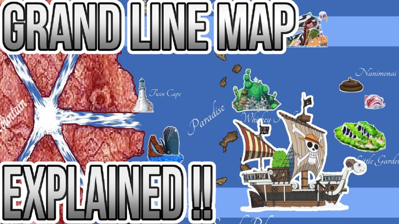 One Piece Grand Line Map | Complete Exploration 🗺️