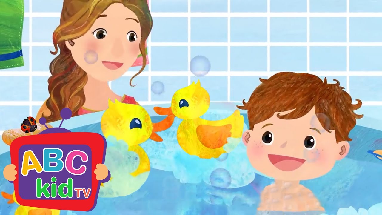 Fun Bath Time Song for Kids | ABC Kid TV Nursery Rhymes 🚿