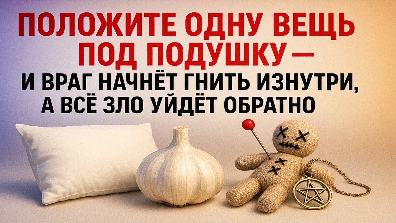 Защита от зла с помощью одного предмета 🛏️