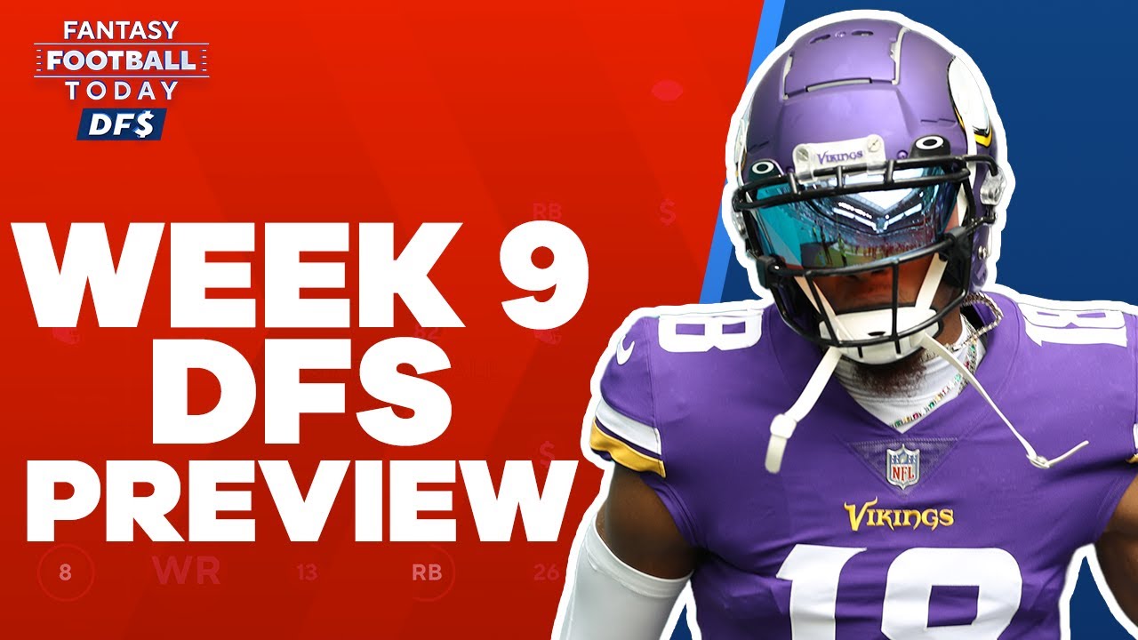NFL DFS Week 9 Lineups, Picks, Stacks & Ownership | 2022 Fantasy Football Advice