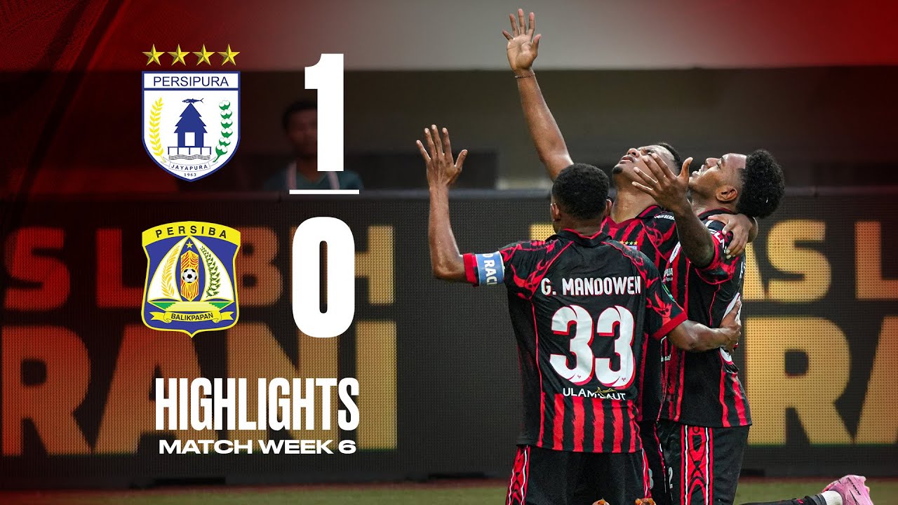 Kemenangan Luar Biasa Persipura dengan 10 Pemain ⚽ | Persipura vs Persiba Balikpapan