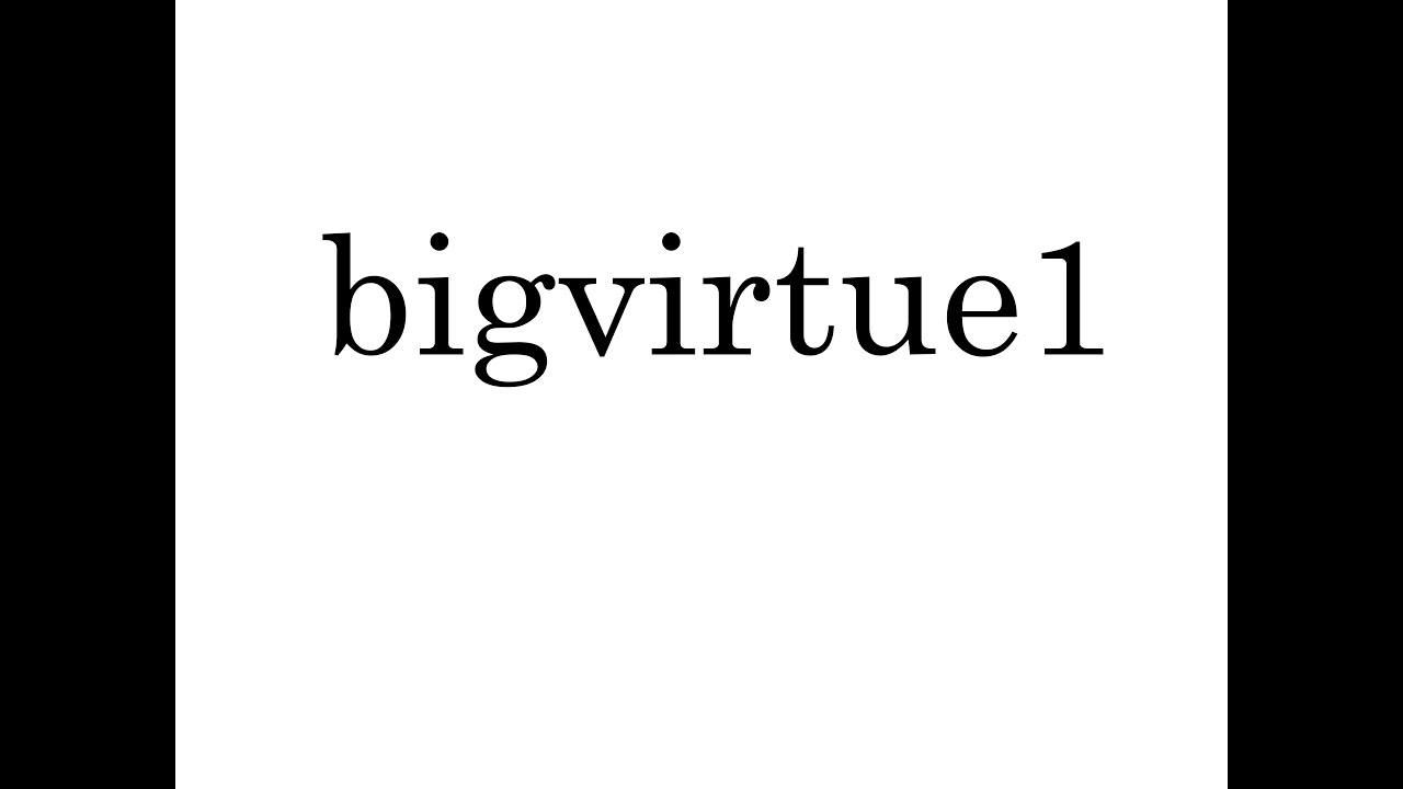 bigvirtue1: World's Top Encryption & Program Demo π