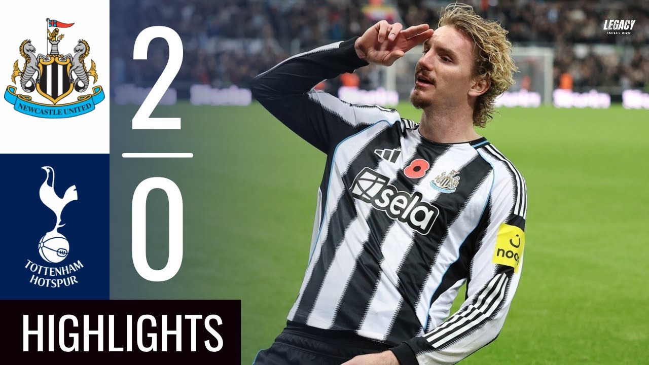 Newcastle Beats Tottenham 2-0 in Carabao Cup ⚽