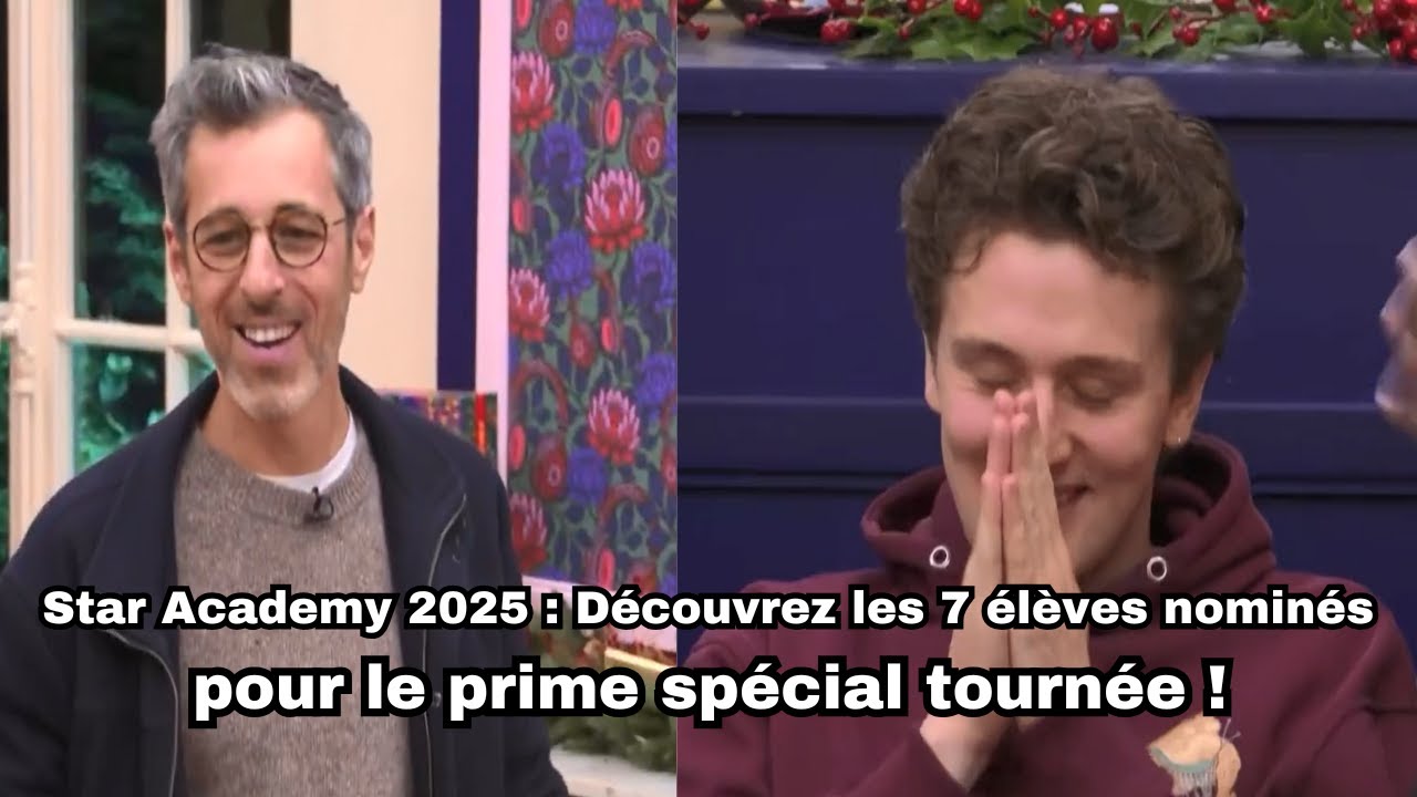 Star Academy : Nominés du prime du 13 décembre dévoilés 🎤