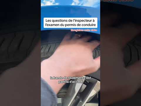Les questions de l’inspecteur du permis de conduire #autoecole #codedelaroute #permisdeconduire