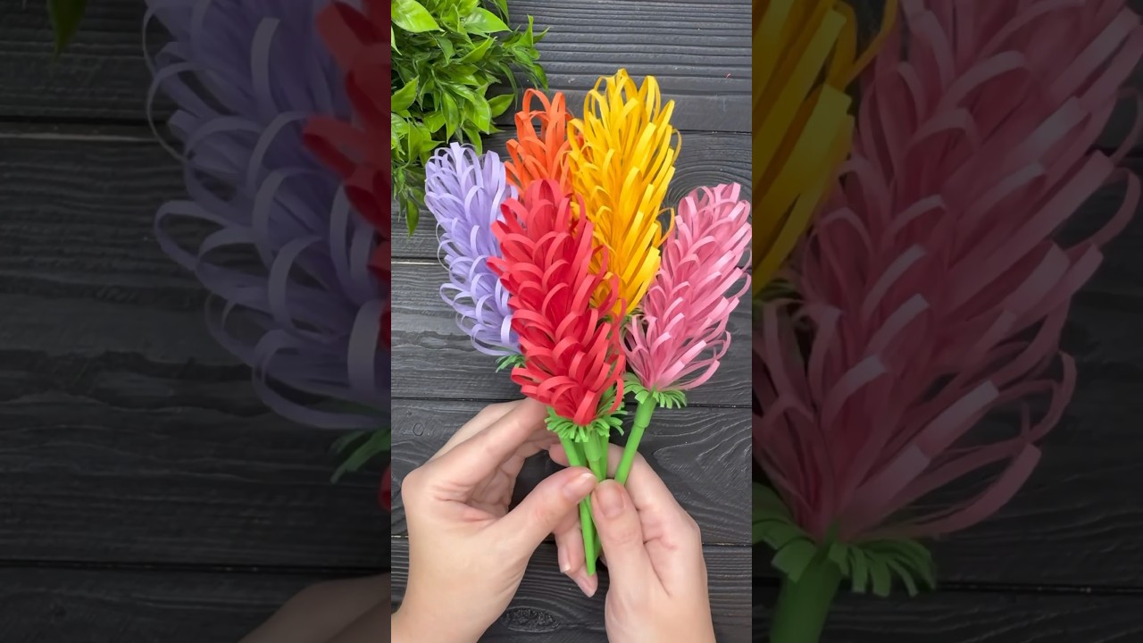 Easy DIY Paper Flower Tutorial 🌸