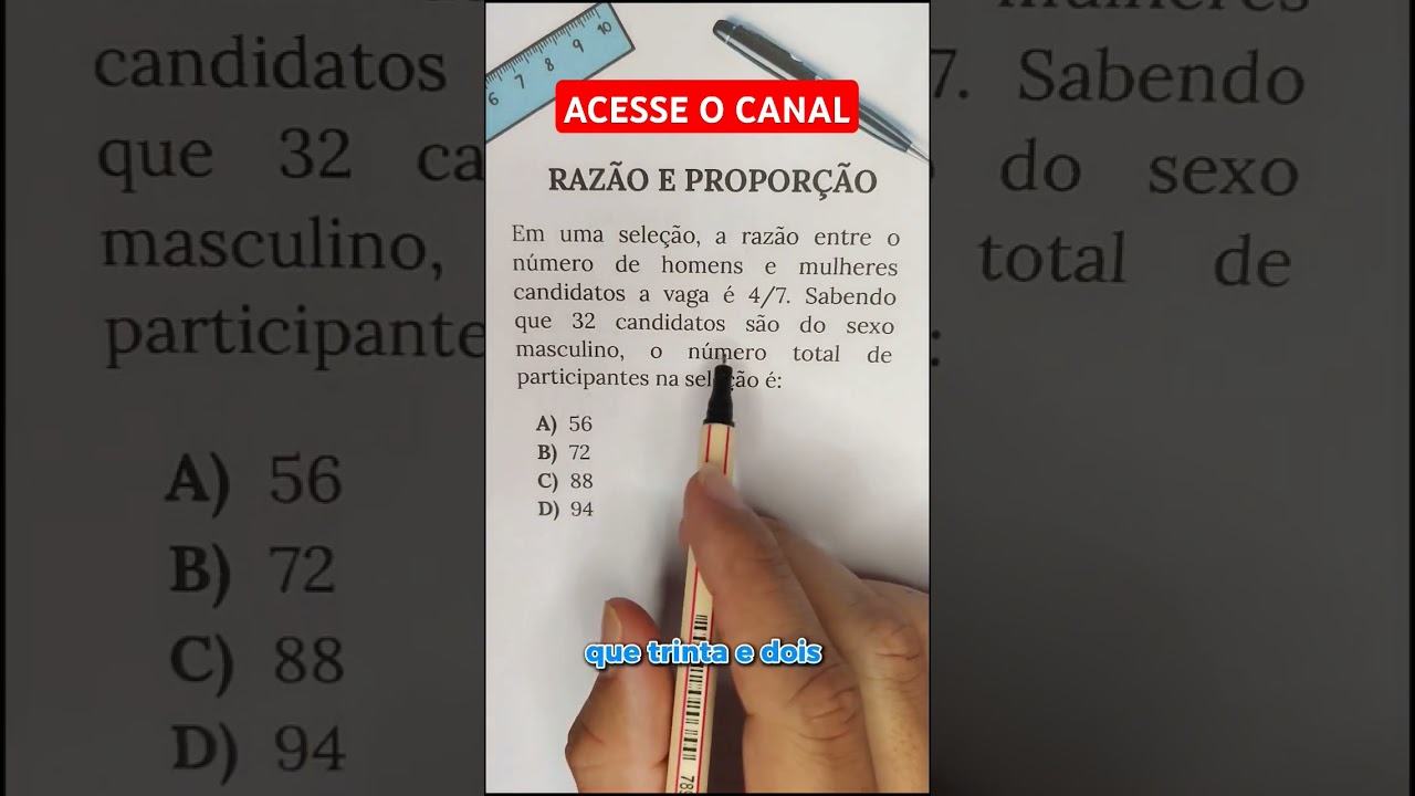 Dicas de Matemática: Como Resolver Questões de Razão e Proporção para o Enem 📚