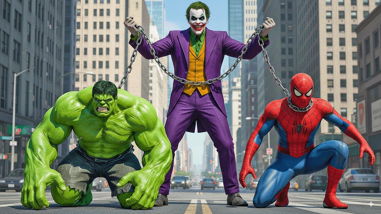Spider-Man & Hulk Join Forces Against the Joker! 🕷️