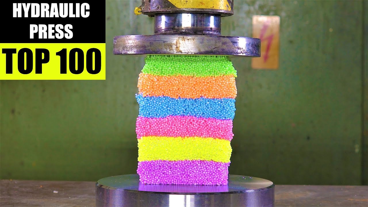 Top 100 Hydraulic Press Moments | Satisfying Crushes