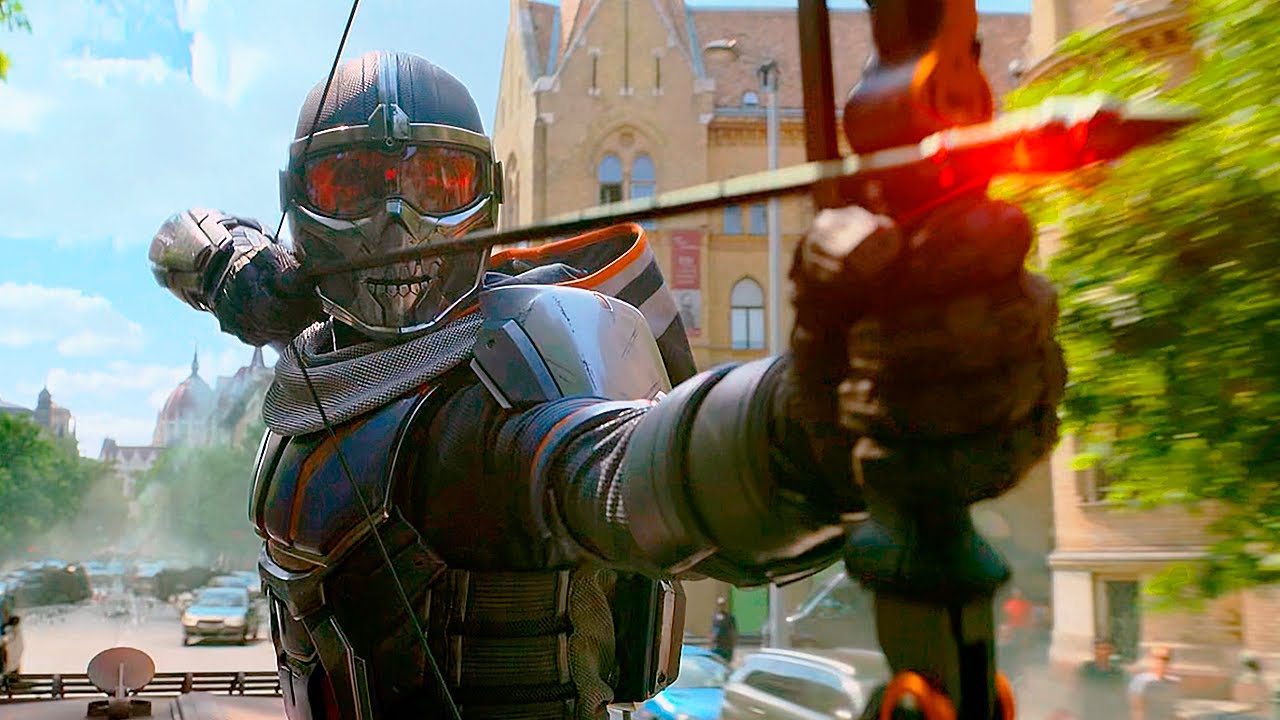 Taskmaster Chases Natasha & Yelena π - Black Widow (2021)