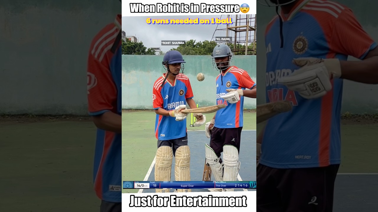 Rohit Sharma's Epic Comeback: 3 Balls, 13 Runs Needed!π₯ ft. KL Rahul
