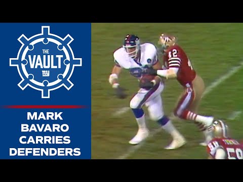 Mark Bavaro Carries 49ers Defenders on HIS BACK! (1986) | New York Giants Highlights