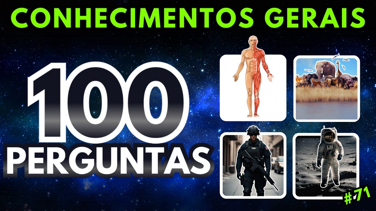 🌍 Desafie seu Conhecimento: Top 100 Perguntas Curiosas de Geral!