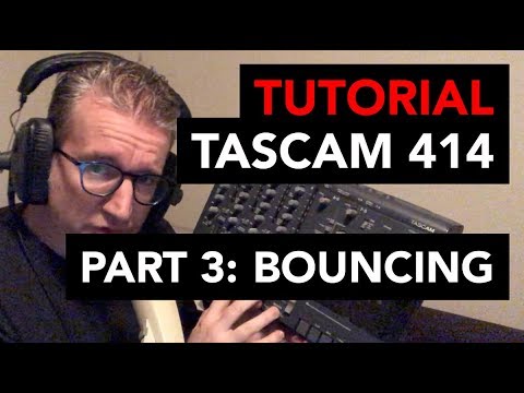 Tascam 414 Tutorial: Bouncing in 'Matador' 🎶