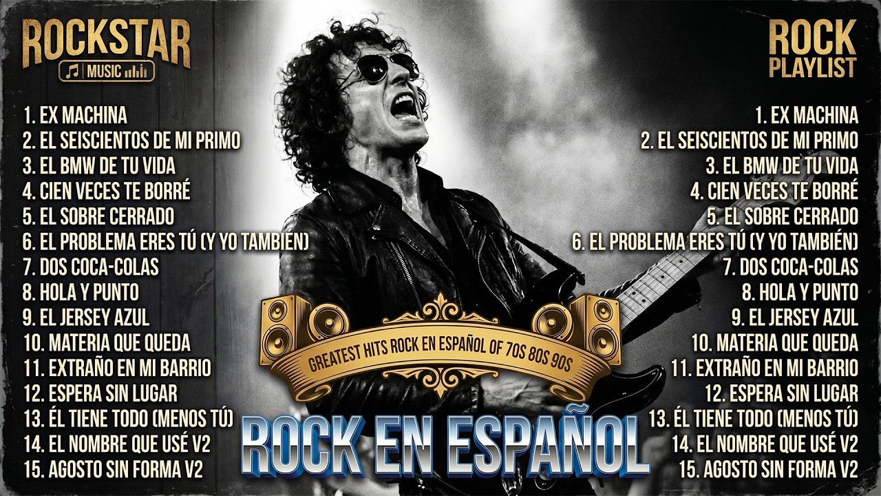 Rock en Español 80s y 90s: Himnos Inolvidables 🎸