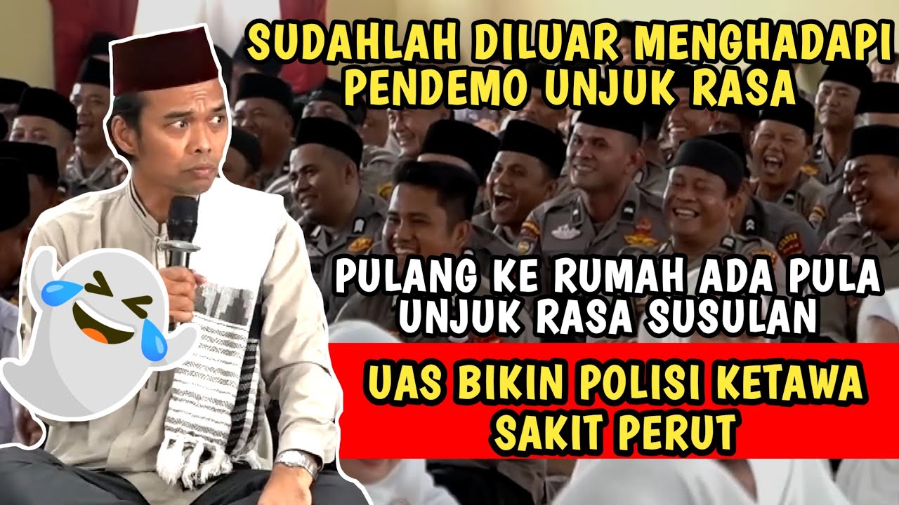 Ustadz Abdul Somad Bikin Polisi Tertawa Saat Demo π