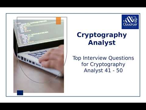 Top 10 Cryptography Analyst Interview Questions and Answers For 2025 | Part 75