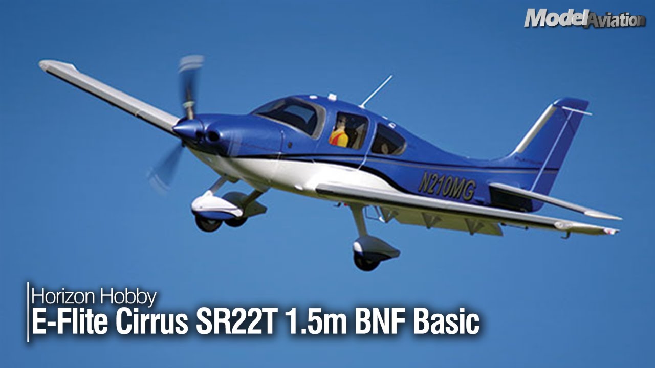 Discover the Horizon Hobby E-Flite Cirrus SR22T 1.5m BNF – Featured in Model Aviation July 2018 ✈️