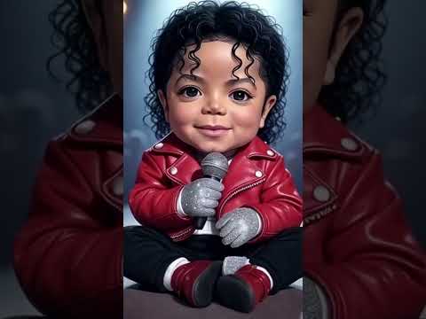 Tiny Rebels: Baby George Michael vs. Baby Michael Jackson – 80s Icons Showdown 🍼✨