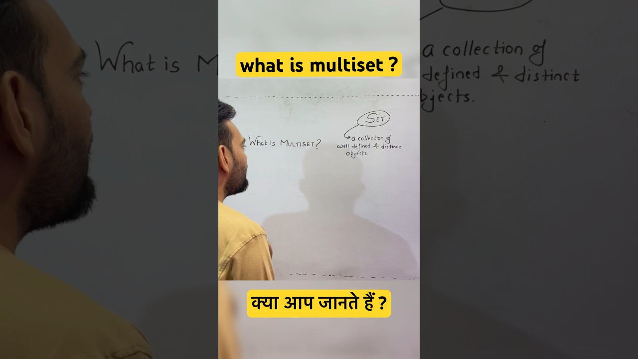 What Is a Multiset? | Maths Explained ๐