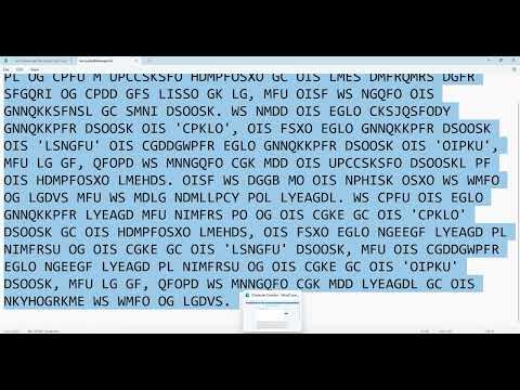 Caesar cipher Cryptanalysis using frequency analysis