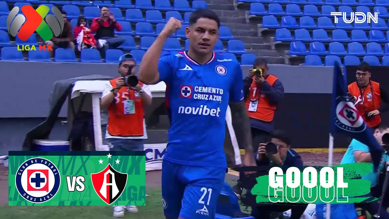 ¡Gol de Cruz Azul! 'Toro' anota contra Atlas ⚽
