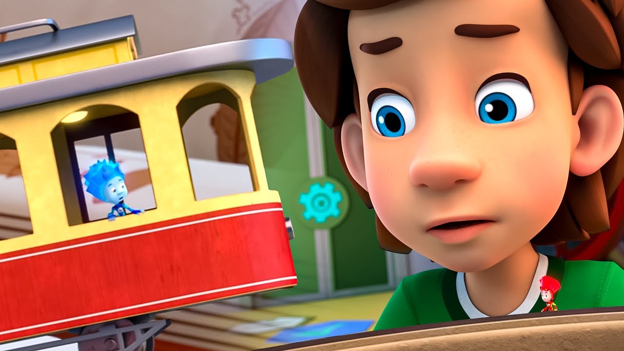 Трамвай (Новая серия!) — Фиксики и Транспорт 🚋