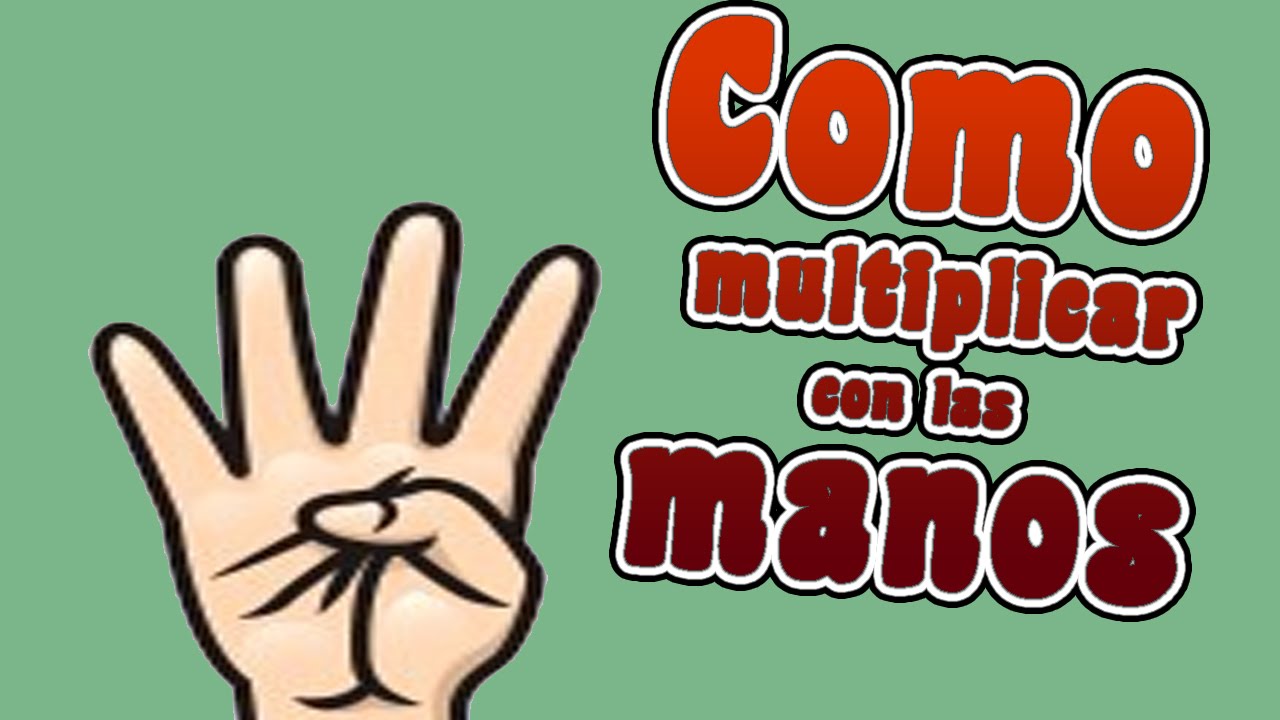 Multiplica con las manos: Tabla del 9 ✋