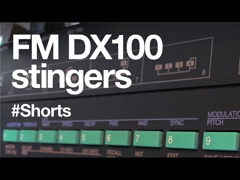 Yamaha FM Stinger DX100 Detroit Techno 🥔 #Shorts