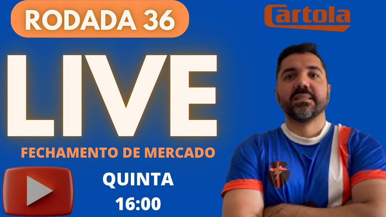 LIVE Rodada 36: Tudo ou Nada! ⚽ #Cartola